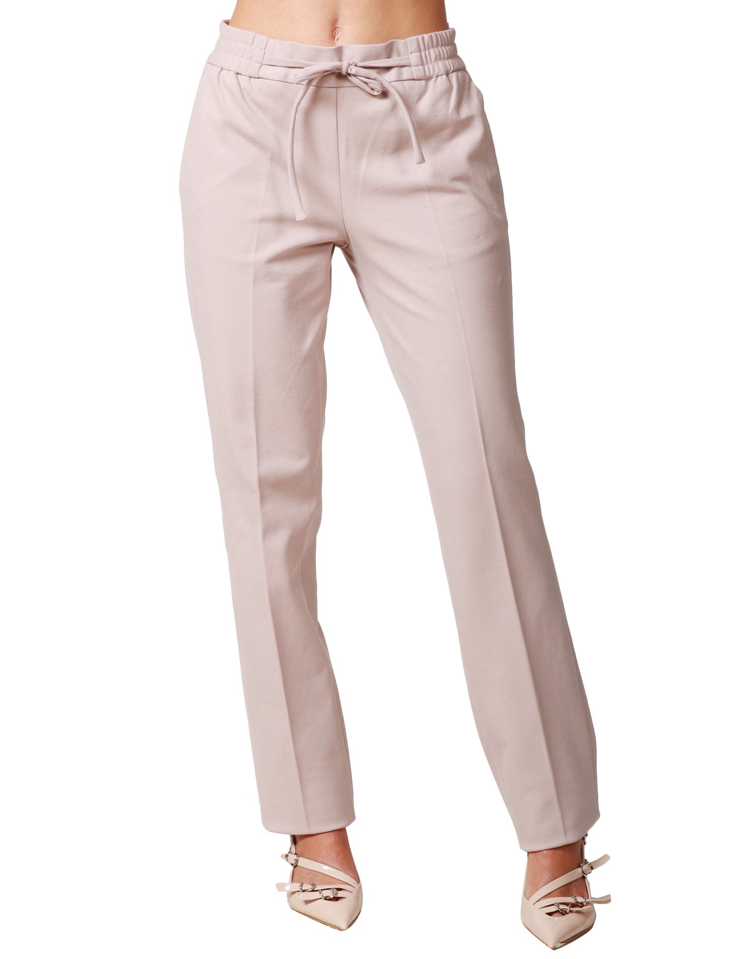 PANTALONE DONNA CIRCOLO WOODROSE IN PIQUET CON COULISSE