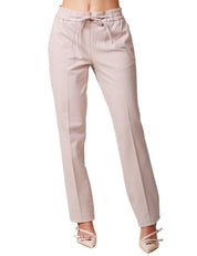 PANTALONE DONNA CIRCOLO WOODROSE IN PIQUET CON COULISSE