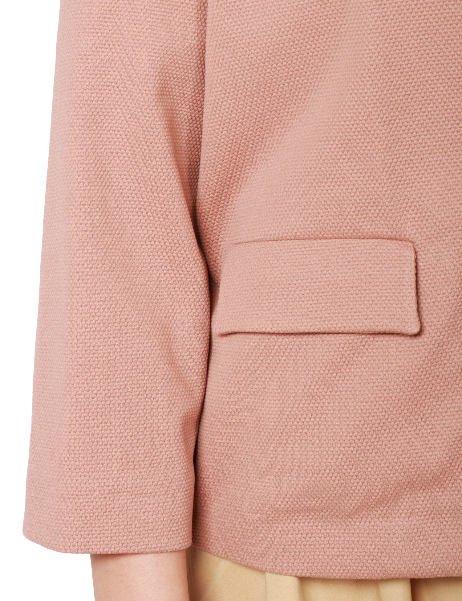 GIACCA CABAN DONNA CIRCOLO TERRACOTTA IN TESSUTO OXFORD CON MANICA 7/8