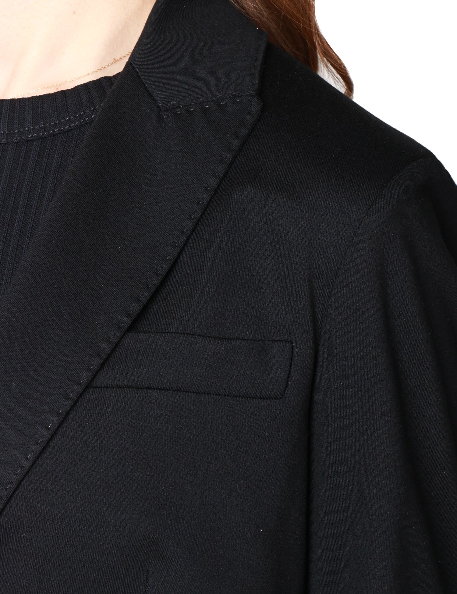 GIACCA BLAZER DONNA CIRCOLO NERA MONOPETTO IN JERSEY