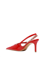 SCARPA CHANEL DONNA DIVINE FOLLIE ROSSA IN VERNICE CON CINTURINI