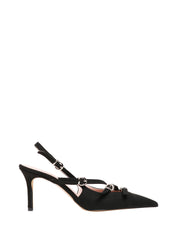 SCARPA CHANEL DONNA DIVINE FOLLIE NERA IN SUEDE CON CINTURINI