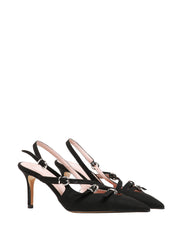 SCARPA CHANEL DONNA DIVINE FOLLIE NERA IN SUEDE CON CINTURINI