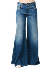 JEANS DONNA DONDUP MARLEN LAVAGGIO SCURO 5 TASCHE CON GAMBA MOLTO AMPIA