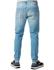 JEANS UOMO DONDUP DIAN LAVAGGIO CHIARO 5 TASCHE CARROT FIT