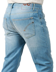 JEANS UOMO DONDUP DIAN LAVAGGIO CHIARO 5 TASCHE CARROT FIT