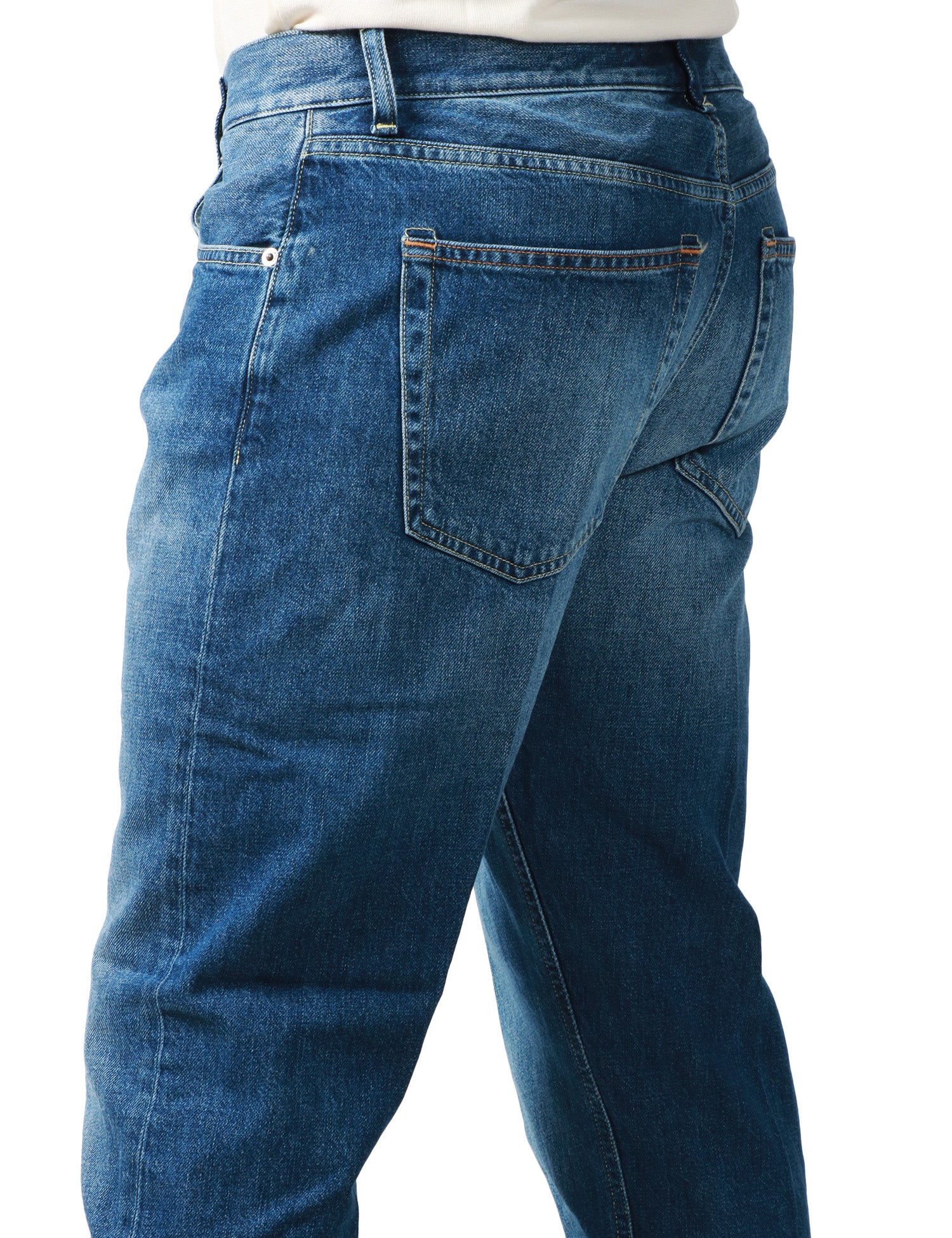 JEANS UOMO DONDUP BRAY LAVAGGIO MEDIO CON LEGGERO EFFETTO SLAVATO 5 TASCHE REGULAR FIT