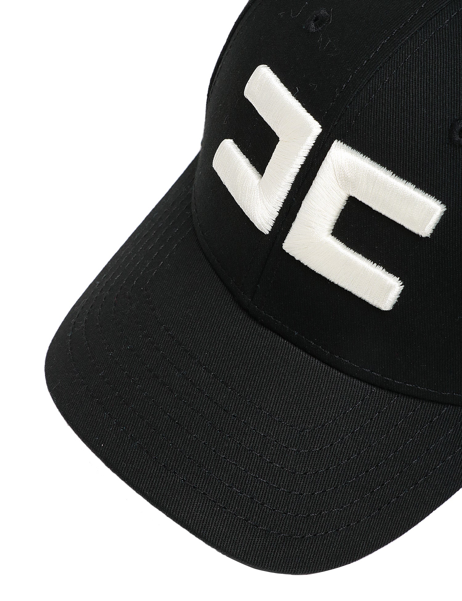 CAPPELLO DONNA ELISABETTA FRANCHI NERO CON VISIERA E LOGO A CONTRASTO