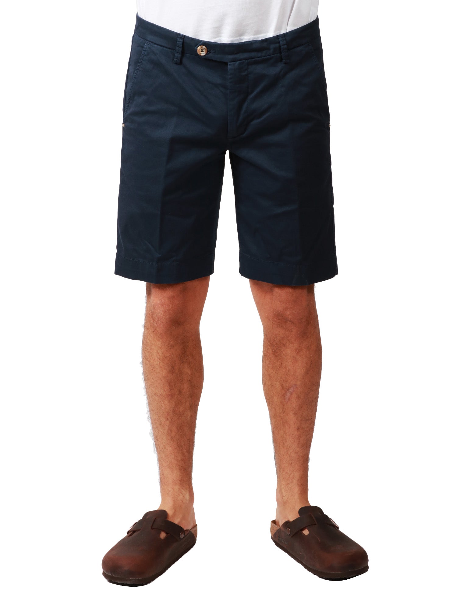 BERMUDA UOMO ENTRE AMIS BLU NAVY CON TASCA AMERICA