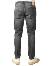 JEANS UOMO ENTRE AMIS GREY DENIM 5 TASCHE SLIM FIT