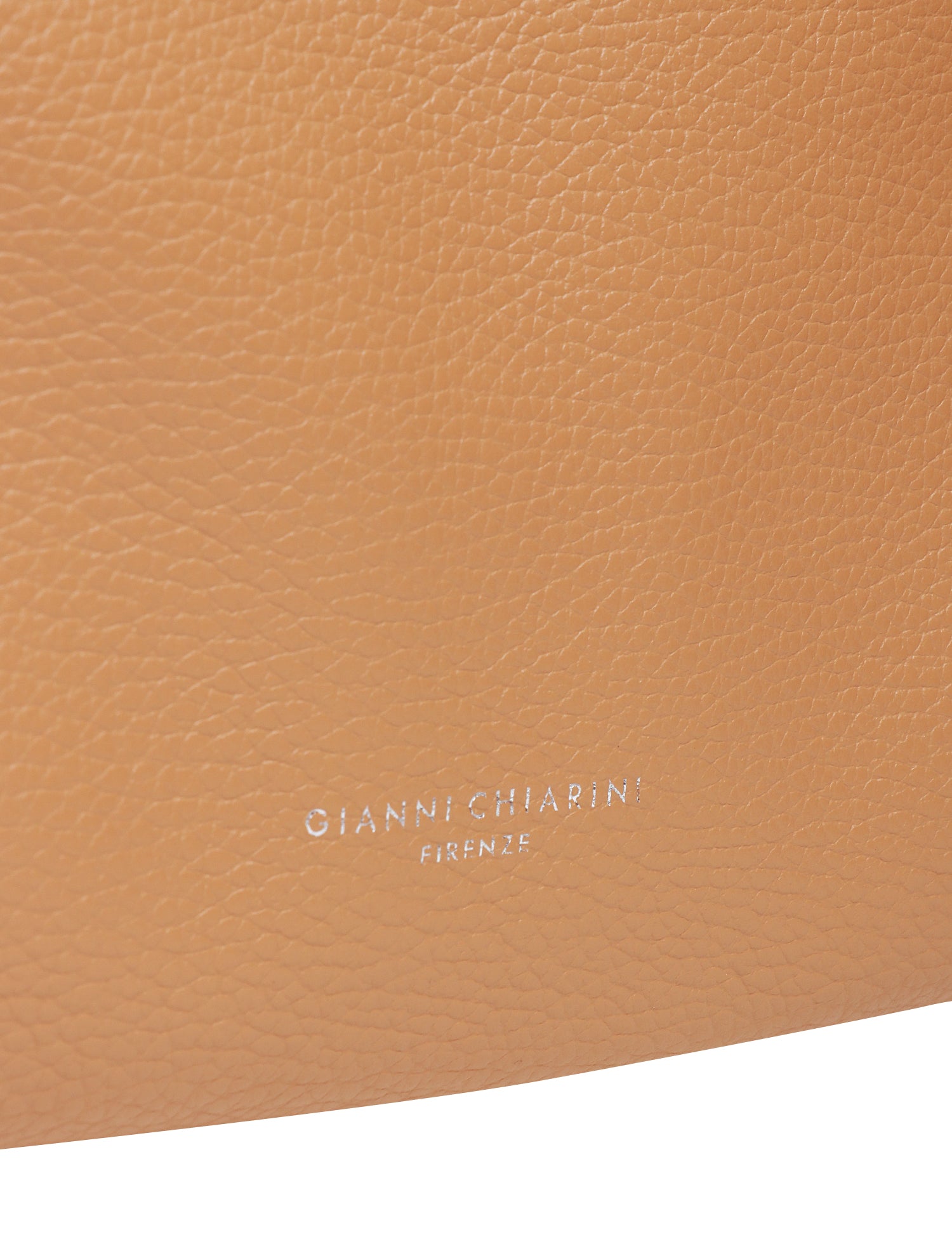 BORSA DONNA GIANNI CHIARINI NATURALE HERMY MODELLO CLUTCH IN PELLE MARTELLATA CON TRACOLLA REMOVIBILE