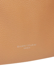 BORSA DONNA GIANNI CHIARINI NATURALE HERMY MODELLO CLUTCH IN PELLE MARTELLATA CON TRACOLLA REMOVIBILE