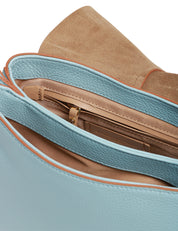 BORSA DONNA GIANNI CHIARINI HELENA ROUND SKY IN PELLE GRANA MAXI CON TRACOLLA