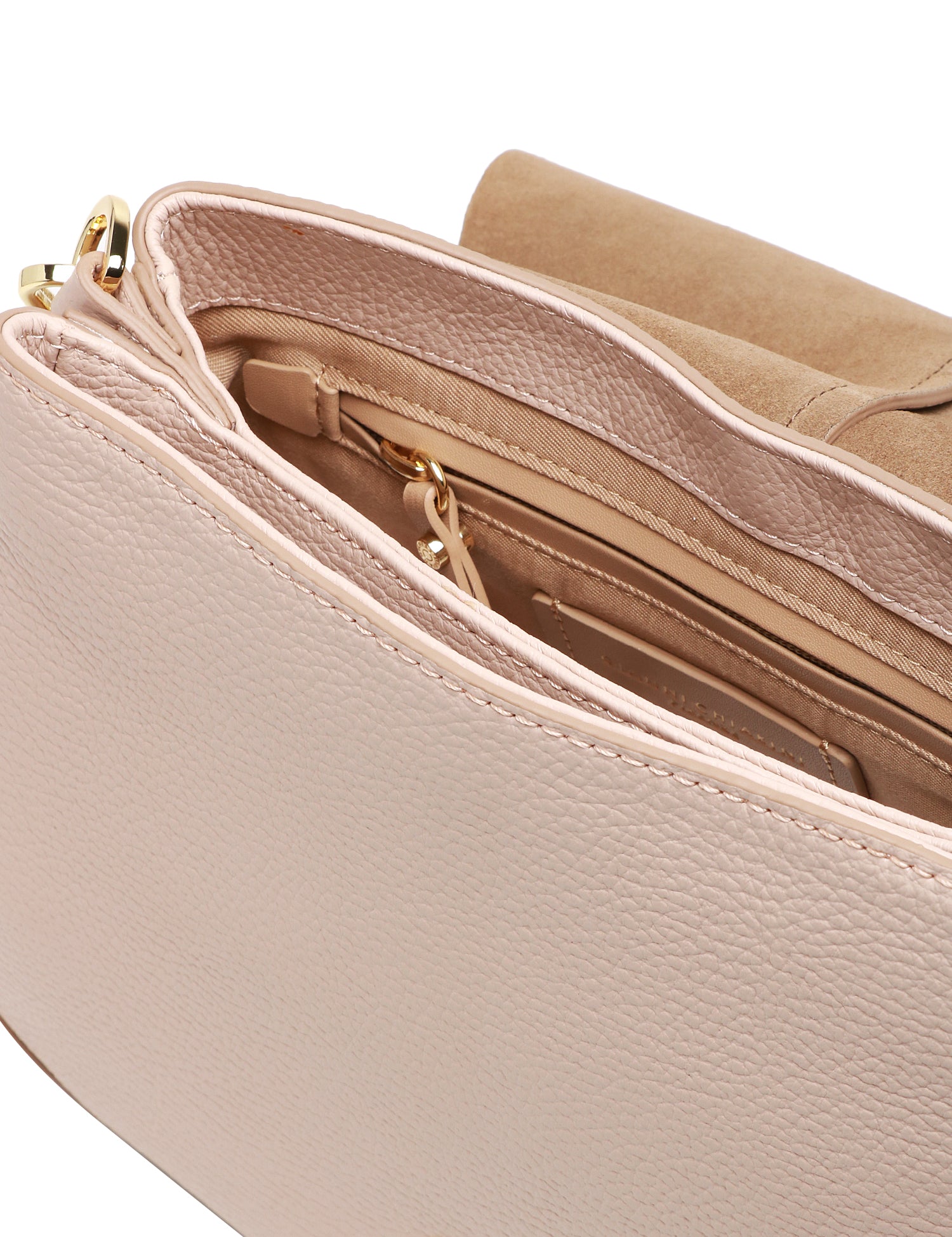 BORSA GIANNI CHIARINI MARMO HELENA ROUND IN PELLE MARTELLATA CON DOPPIA TRACOLLA