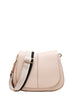 Borsa gianni chiarini marmo helena round in pelle martellata con doppia tracolla