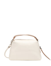 BORSA DONNA GIANNI CHIARINI ALIFA MARBLE IN PELLE MARTELLATA CON DOPPI MANICI E TRACOLLA