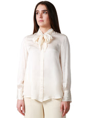 CAMICIA DONNA HAVEONE BURRO CON FUSCIACCA AL COLLO