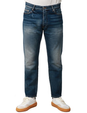 JEANS UOMO ICON DENIM JOSH LAVAGGIO SCURO CON EFFETTO VINTAGE A GAMBA STRETTA