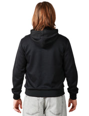 GIUBBINO UOMO K-WAY RAINER BLACK IN SCUBA LEGGERO CON CAPPUCCIO E ZIP