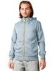 Giubbino uomo k-way rainer gray in scuba leggero con cappuccio e zip