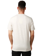 T-SHIRT UOMO K-WAY SIGUR BIANCA IN JERSEY CON TASCHINO SUL PETTO