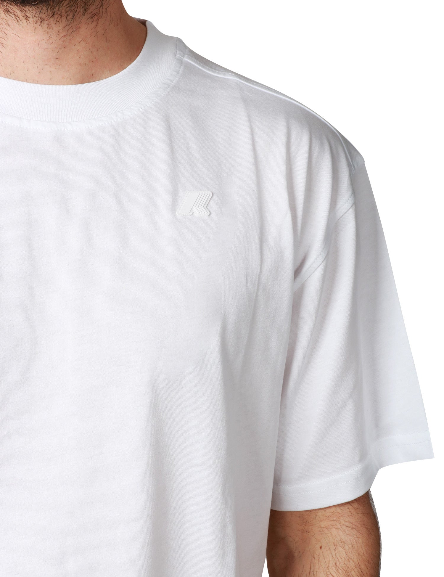 T-SHIRT UOMO K-WAY BIANCA SOLO JERSEY