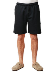 BERMUDA UOMO K-WAY THEOTIME NERO IN SCUBA LEGGERO A GAMBA DRITTA CON COULISSE