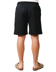 BERMUDA UOMO K-WAY THEOTIME NERO IN SCUBA LEGGERO A GAMBA DRITTA CON COULISSE