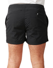 COSTUME MARE UOMO K-WAY HAZEL BEACH BLACK IN TESSUTO AD ASCIUGATURA RAPIDA CON VITA ELASTICIZZATA