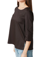 BLUSA DONNA LIVIANA CONTI GIOVI MAGMA A MANICA 3/4 E SCOLLO A BARCA