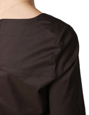 BLUSA DONNA LIVIANA CONTI GIOVI MAGMA A MANICA 3/4 E SCOLLO A BARCA