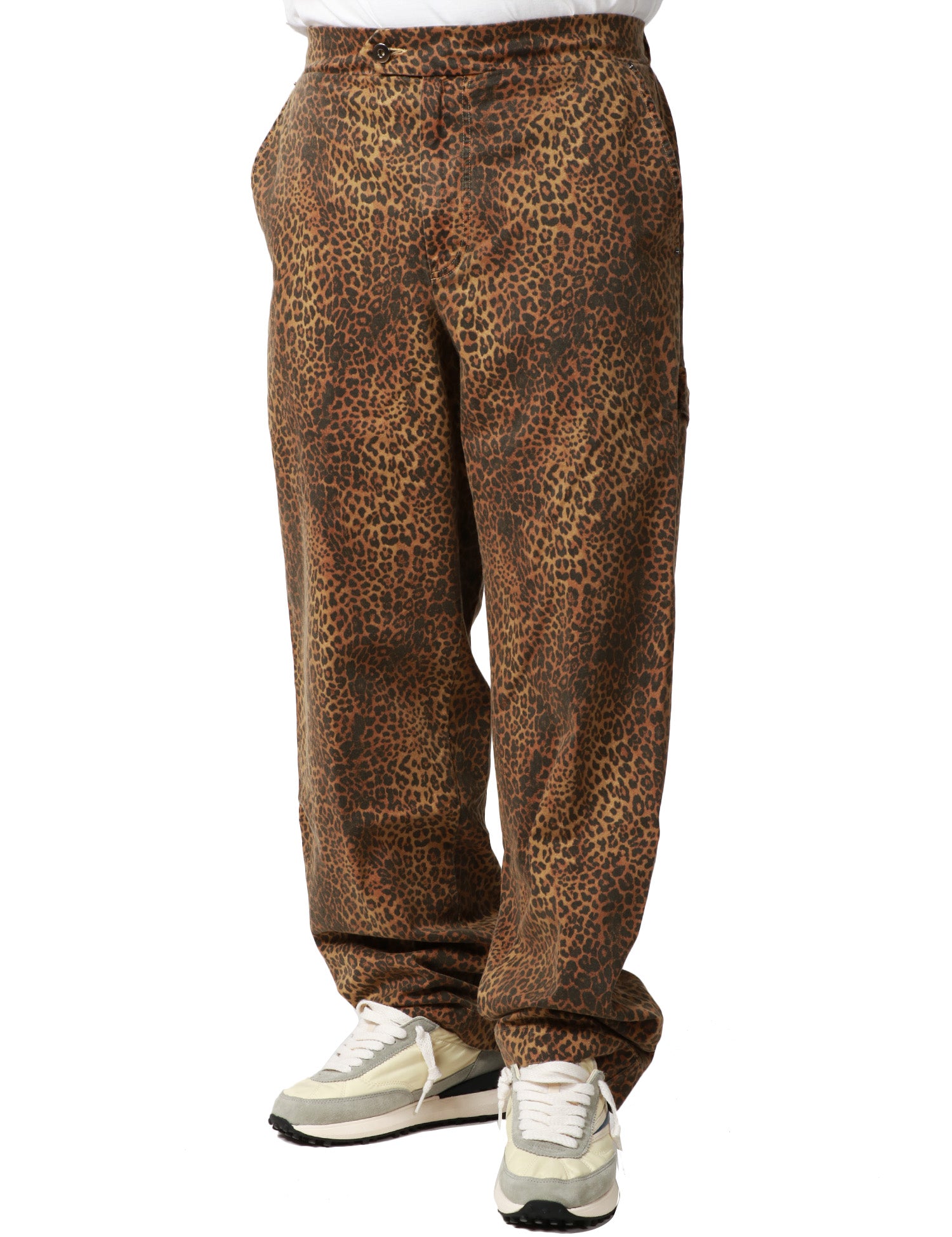 PANTALONE UOMO MAISON CRAZY WORKER 3.2 ANIMALIER MODELLO WORKER IN COTONE