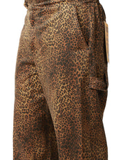 PANTALONE UOMO MAISON CRAZY WORKER 3.2 ANIMALIER MODELLO WORKER IN COTONE