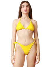 COSTUME MATE DONNA MATINèè KATE GIALLO DUE PEZZI IN TULLE E MICROFIBRA