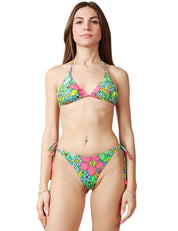 COSTUME MARE DONNA MATINèè KATE AZZURRO DUE PEZZI CON STAMPA POP