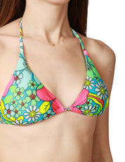 COSTUME MARE DONNA MATINèè KATE AZZURRO DUE PEZZI CON STAMPA POP