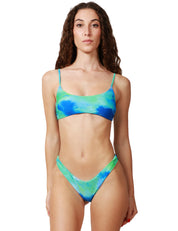 COSTUME MARE DONNA MATINèè DORA AZZURRO DUE PEZZI CON FANTASIA LOOSE