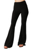 Pantalone donna matinèe silvia nero in lurex elasticizzato a zampa