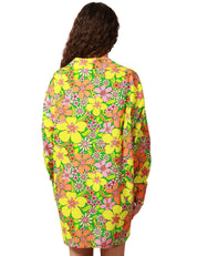 ABITO DONNA MATINèè EVELYNE VERDE/GIALLO FANTASIA POP IN COTONE LEGGERO
