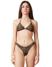 SLIP MARE DONNA MATINèE AMELIE MACULATO A BRASILIANA CON SCOLLO A V