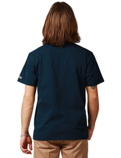 T-SHIRT UOMO MC2 SAINT BARTH AUSTIN BLU NAVY CON STAMPA OROLOGIO E RICAMO "DO YOU WANT A COLA?"