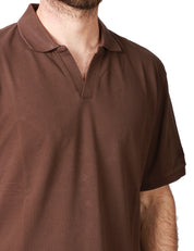 POLO UOMO MC2 SAINT BARTH MARRONE