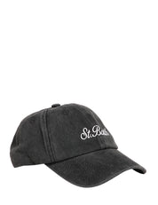 CAPPELLO MC 2 SAINT BARTH NERO CON VISIERA E RICAMO LOGO DAVANTI