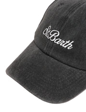 CAPPELLO MC 2 SAINT BARTH NERO CON VISIERA E RICAMO LOGO DAVANTI