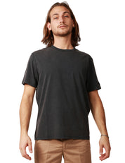 T-SHIRT UOMO MC2 SAINT BARTH DOVER NERA GIROCOLLO CON EFFETTO VINTAGE
