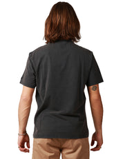 T-SHIRT UOMO MC2 SAINT BARTH DOVER NERA GIROCOLLO CON EFFETTO VINTAGE