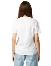 T-SHIRT DONNA MC2 SAINT BARTH BIANCA CON RICAMO SUL CUORE "SONO MOLTO TONICA"