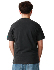 T-SHIRT UOMO MC 2 SAINT BARTH JACK NERA CON RICAMO "CAMPIONE DI WINE SURF"