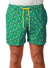 COSTUME MARE UOMO MC 2 SAINT BARTH VERDE CON STAMPA TONIC WATER IN TESSUTO LEGGERO