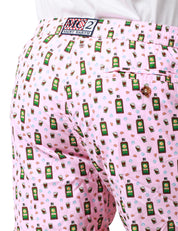COSTUME MARE UOMO MC2 SAINT BARTH ROSA IN TESSUTO LEGGERO CON STAMPA SAINT DRINK